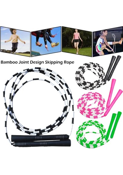 C Stili 2.9 M Bambu Ortak Tasarım Vücut Geliştirme Egzersiz Spor Salonu Eğitimi Için Ip Atlama Ipi Atlama Ipi (Yurt Dışından) modelleri