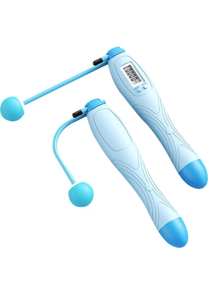 Mavi Stil Ağırlıklı Atlama Ipi Elektronik Çift Modlu Egzersiz Ekipmanları Eğitim Aracı (Yurt Dışından)