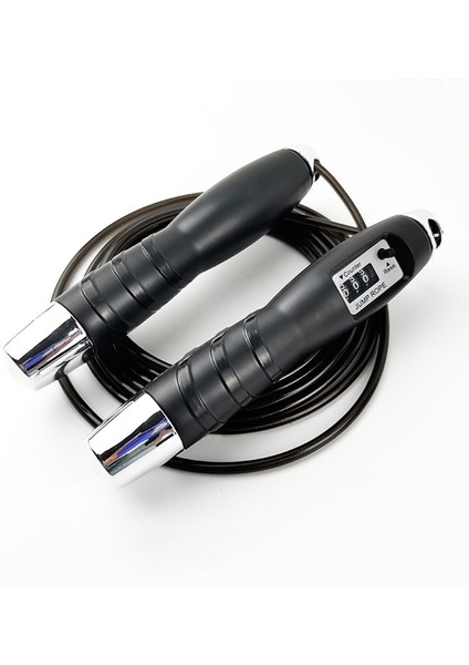 Siyah Stil Sıcak Satış Elektronik Sayma Ağır Crossfit Atlama Ipi Vücut Geliştirme Saplı Rulmanlı Kaymaz Ip Atlama Ipleri (Yurt Dışından)