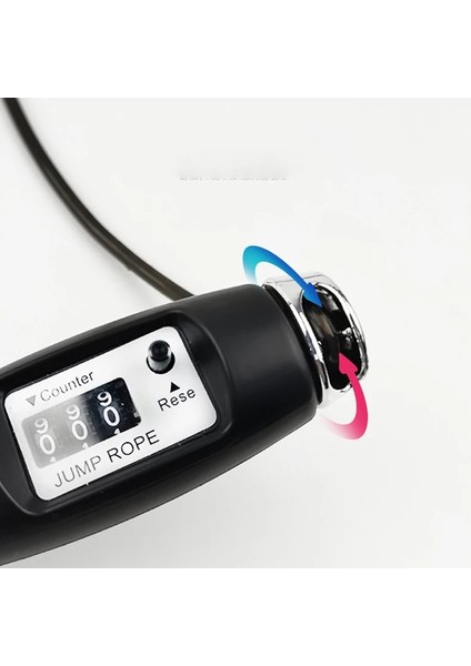 Siyah Stil Sıcak Satış Elektronik Sayma Ağır Crossfit Atlama Ipi Vücut Geliştirme Saplı Rulmanlı Kaymaz Ip Atlama Ipleri (Yurt Dışından) indirimleri