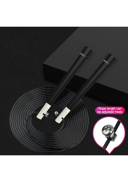 Siyah Stil Kokossi Ayarlanabilir Ip Atlama Ipi Aşınmaya Dayanıklı Çelik Tel Kaymaz Kolu Atlama Ipi Ev Spor Salonu Çift Kullanımlı Taşınabilir Fitness Ekipmanları (Yurt Dışından) modelleri