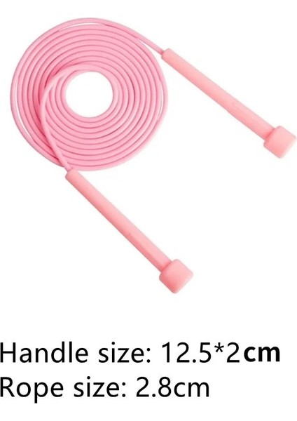 YD01-PEMBE Tarzı Hız Atlama Ipi Crossfit Profesyonel Erkek Kadın Spor Salonu Pvc Ip Atlama Ipi Ayarlanabilir Fitness Ekipmanları Kas Boks Mma Eğitimi (Yurt Dışından)