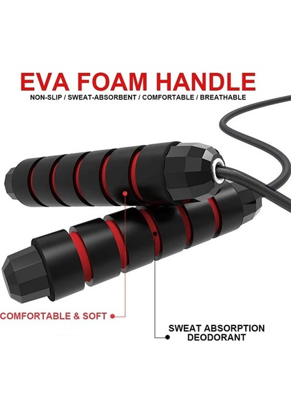 Siyah Mavi Tarzı Atlama Ipi Fitness Egzersiz Rulman Ağırlıklı Saplı Çelik Tel Ayarlanabilir Hız Ip Atlama Ipi Açık Ev Spor Salonu Spor (Yurt Dışından) indirimleri