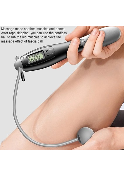 Pembe Tarzı Buzağı Kurtarma Için LCD Dijital Sayaçlı ve Masajlı Ordless Atlama Ipi Fitness Için Ağırlıklı Ipsiz Ip Atlama Ipi (Yurt Dışından)