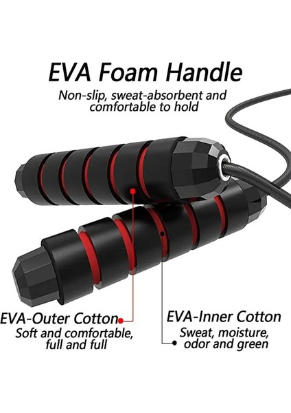 MAVI-180G Tarzı 300CM Atlama Ipi Rulman Dolaşmayan Hızlı Hızlı Ip Atlama Ipi Fitness Salonu Egzersiz Ekipmanları Evde Egzersiz Yük Atlama Ipi (Yurt Dışından) modelleri