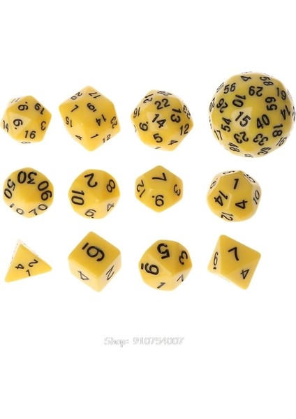 Yeşil Stil Et Çok Taraflı Çokyüzlü Zar D4 D6 D8 D10 D12 D20 D24 D30 D60 Zindanlar N Dropship (Yurt Dışından)