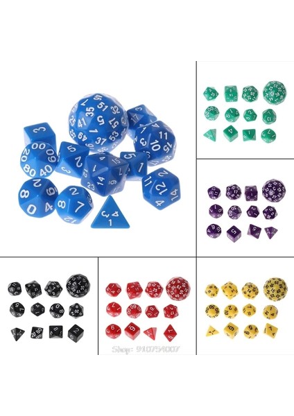 Yeşil Stil Et Çok Taraflı Çokyüzlü Zar D4 D6 D8 D10 D12 D20 D24 D30 D60 Zindanlar N Dropship (Yurt Dışından) fırsatları