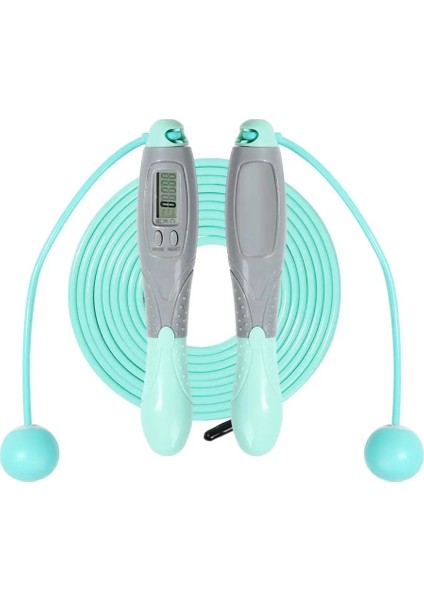 Yeşil Stil Spor Kaymaz Halatlı Top Ip Atlama Ipi Sayaç Ip Atlama Ipi Elektronik Dijital Akıllı (Yurt Dışından)
