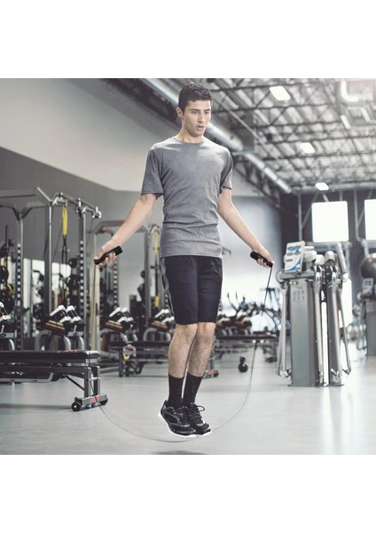 Gösterildiği Gibi Clispeed 3 Metre Atlama Ipi Egzersizi Çelik Tel Ayarlanabilir Rulman Atlama Ipi (Siyah) (Yurt Dışından) fiyatları