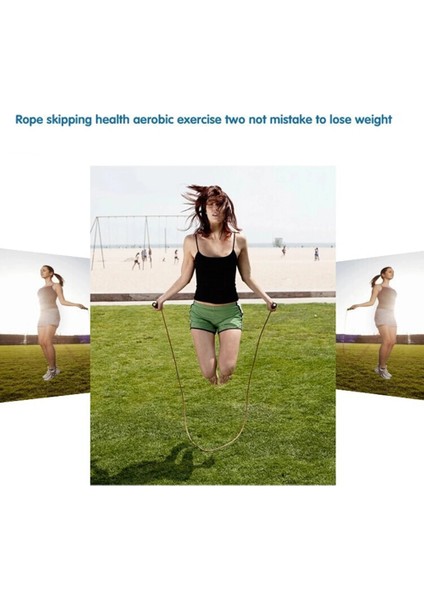 Siyah Stil Kaymaz Kolu Dolaşmayan Rulman Egzersiz Atlama Ipi Atlama Kablosu Taşınabilir Ev Gym Fitness Ekipmanları Aracı (Yurt Dışından) fırsatları