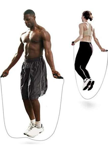 Siyah Stil Kaymaz Kolu Dolaşmayan Rulman Egzersiz Atlama Ipi Atlama Kablosu Taşınabilir Ev Gym Fitness Ekipmanları Aracı (Yurt Dışından) indirimleri