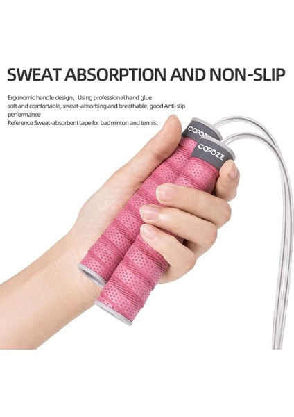 Basit Siyah Stil Çift Ağırlık Rulman Atlama Ipi Dolaşmayan Hızlı Hız Ayarlanabilir Atlama Ipi Egzersiz Kilo Ekipmanları (Yurt Dışından) modelleri