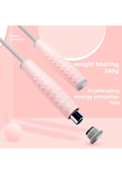 Basit Siyah Stil Çift Ağırlık Rulman Atlama Ipi Dolaşmayan Hızlı Hız Ayarlanabilir Atlama Ipi Egzersiz Kilo Ekipmanları (Yurt Dışından) fırsatları