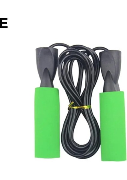 Tek Beden Yeşil Stil Atlama Ipi Hız Ip Atlama Ipi Eğitimi Ev Fitness Kardiyo Rulman Atlama Ipi Spor Kaybetmek Ağırlık Ekipmanları W3X6 (Yurt Dışından)