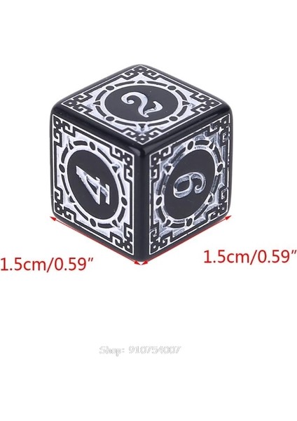 D6 Çokyüzlü Zar Kare Kenarlı Numaralı Zar Boncuk Bar Partisi N Dropship Için Masa Masa Oyunu (Yurt Dışından) fiyatları