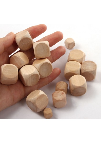 1.2cm Tarzı Ahşap Doğranmış Boş Küpler Dıy Baskı Gravür Çocuk Oyuncakları Aile Partisi Oyunları Için Yuvarlak Köşe (Yurt Dışından) fiyatları