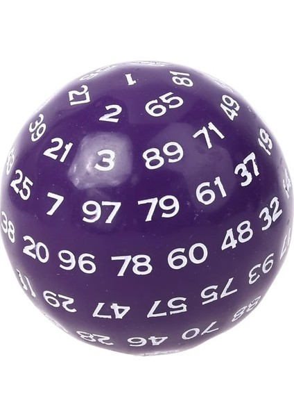 Mavi Stil Ded Çokyüzlü Zar D100 Masa Tahtası Rol Yapma Oyunu Için Çok Taraflı Akrilik Zar (Yurt Dışından) indirimleri