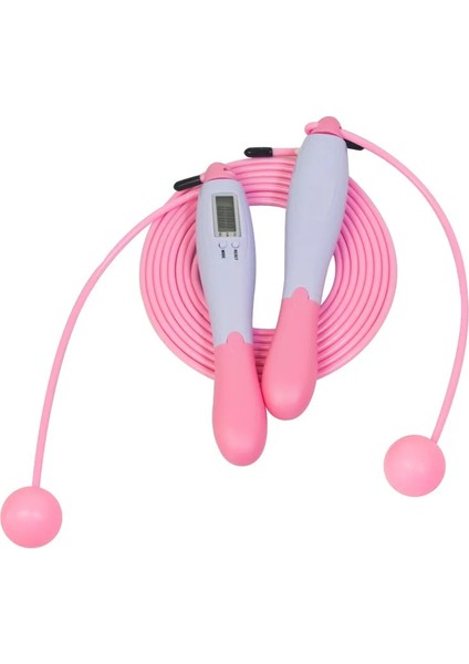 Pembe Set Stili Akülü Elektronik Atlama Ipi Fitness Akülü Atlama Akıllı Atlama Ipi ile LCD Ekran Sayma Hızı Atlama Sayacı Spor Salonu (Yurt Dışından)