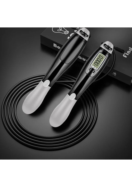 Pembe Set Stili Akülü Elektronik Atlama Ipi Fitness Akülü Atlama Akıllı Atlama Ipi ile LCD Ekran Sayma Hızı Atlama Sayacı Spor Salonu (Yurt Dışından) fiyatları