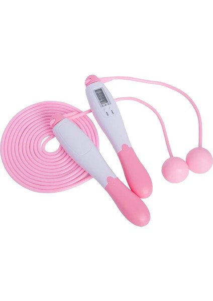 Pembe Set Stili Akülü Elektronik Atlama Ipi Fitness Akülü Atlama Akıllı Atlama Ipi ile LCD Ekran Sayma Hızı Atlama Sayacı Spor Salonu (Yurt Dışından) indirimleri
