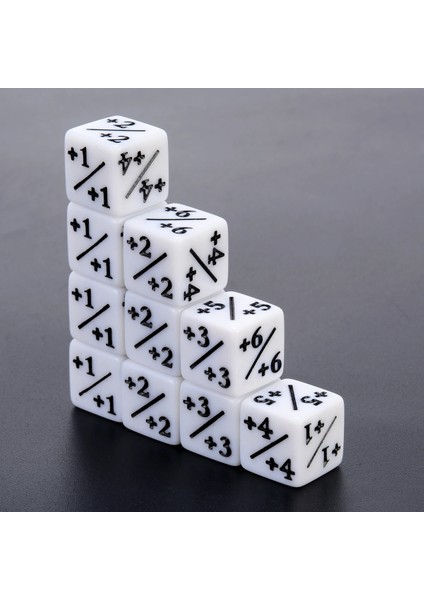 +1+1 Beyaz Zar Sayaçları Magic Için Taşınabilir Dijital Zarlar Toplama ve Mtg Oyunları Poker Bar Kumar Eğlence Aracı (Yurt Dışından) fiyatları