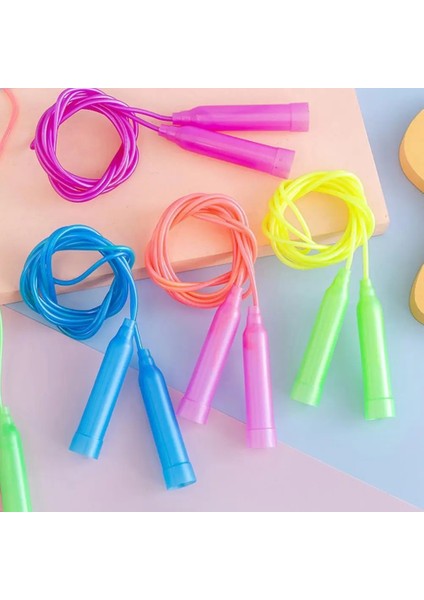 Rastgele 1pc Stili Çocuklar Kızlar Erkekler Için Atlama Ipi Ayarlanabilir Yumuşak Ip Atlama Ipi ile Çocuklar Için Şeker Renk Kolları Öğrenciler Rastgele 1 Adet (Yurt Dışından) fiyatları