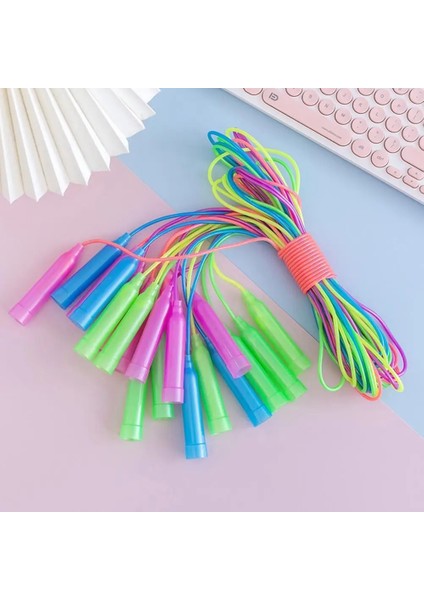 Rastgele 1pc Stili Çocuklar Kızlar Erkekler Için Atlama Ipi Ayarlanabilir Yumuşak Ip Atlama Ipi ile Çocuklar Için Şeker Renk Kolları Öğrenciler Rastgele 1 Adet (Yurt Dışından) modelleri