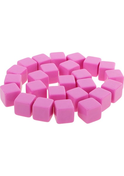 Gül Kırmızı Stili Standart Boyut Boş Zar D6 Altı Taraflı Rpg Oyun Zar '' Hediye (Yurt Dışından)