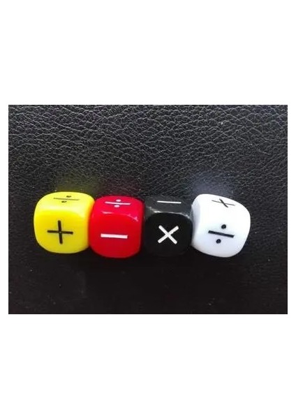 Et Yeni Toplama ve Çıkarma Sembolü Zar Işlemi Bebek Öğretim Asistanı Sahne Çarpma ve Bölme Zarları (Yurt Dışından)