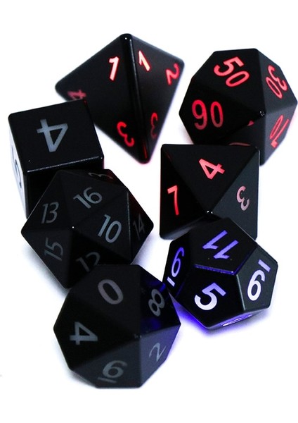 7 x Diceled Oyun Aydınlık Çift Taş Çokyüzlü Aydınlatma Turn Mini Renk Oyunu Zar Kulübü Eğlence Partisi Için Masaüstü Bar Kt (Yurt Dışından) fırsatları