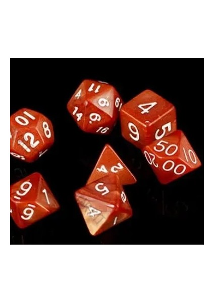 Şarap Stili 7 Adet Çok Taraflı Zar Seti D4, D6, D8, D10, D10%, D12, D20 Masa Oyunu Rpg Dungeons And Dragons Için Renkli Aksesuarlar Dnd Mtg (Yurt Dışından)