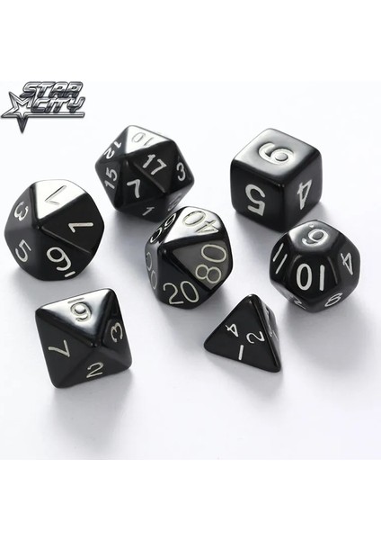 Şarap Stili 7 Adet Çok Taraflı Zar Seti D4, D6, D8, D10, D10%, D12, D20 Masa Oyunu Rpg Dungeons And Dragons Için Renkli Aksesuarlar Dnd Mtg (Yurt Dışından)