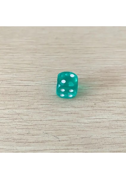 Yeşil Stil Ded Taşınabilir Masa Oyunları Zar 14 mm Akrilik Yuvarlak Köşe Masa Oyunu Zar Parti Kumar Oyunu Küpleri Dijital Zarlar (Yurt Dışından)