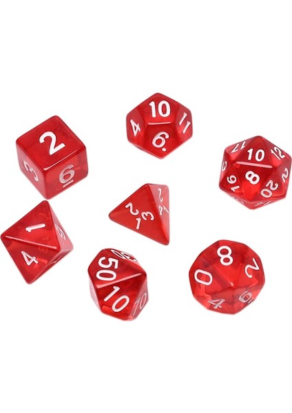 Kırmızı Stil Yaratıcı Oyun Zar D&d Renkli Çok Renkli Zar Karışık Yeni Arrilval (Yurt Dışından)