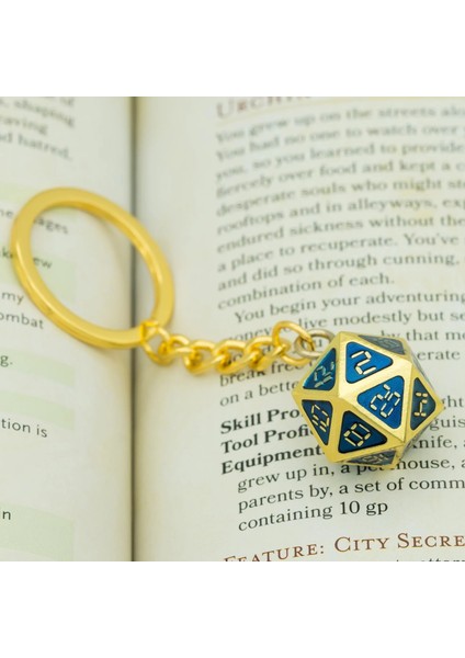 Retro Kırmızı Stil Cusdie D20 Metal Zar Anahtarlık Ejderha Yazı Tipi Bölünmüş Anahtarlık Zincirli Gümüş Yaratıcı Tasarım Dayanıklı Metal Alaşımlı (Yurt Dışından) indirimleri