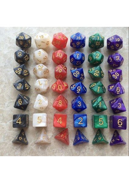 Kırmızı Stil Liplasting ve Oyun Çok Taraflı Zar Oyunu Partiler Için Karışık Renkli Zar Oynama Trpg Gamer (Yurt Dışından) fırsatları