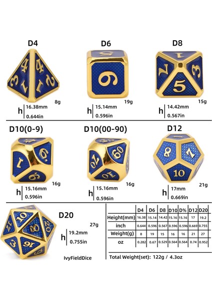 NO.435 Tarzı Dragon Ölçekler Metal Zar Dnd Rpg Mtg Masa Oyunları Için Kılıflı D4 D6 D8 D10 D12 D20 (Yurt Dışından)