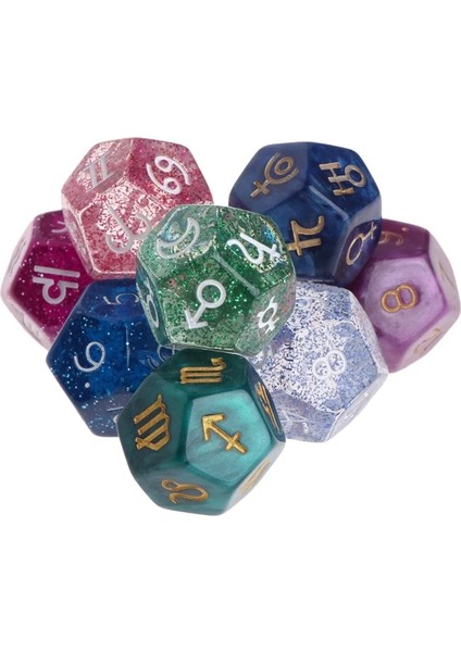 C Stili 3 Adet Renkli Reçine Zar Astroloji Tarot Takımyıldızı Kehanet O Dropship (Yurt Dışından) fiyatları