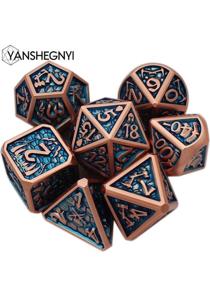 NO.337 Tarzı Yeni Stil Galaxy Metal D&d Zar, Metal Dnd Zar, Çokyüzlü Metal Zar Seti, Rol Yapma Oyunu Için Mtg Pathfinder (Yurt Dışından) fiyatları