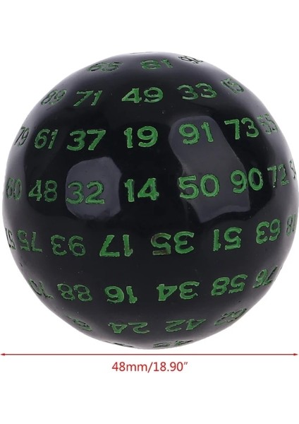 W Stili Des Çokyüzlü Zar D100 Masa Tahtası Rol Oynama Oyunu Bar Kulüp Partisi Için Çok Taraflı Akrilik Zar (Yurt Dışından) indirimleri