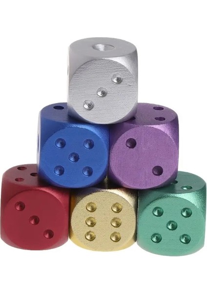 Yeşil Stil H053 Dices Alüminyum Çokyüzlü Metal Katı Club Bar Zar Oyun Oynama Aracı (Yurt Dışından) indirimleri