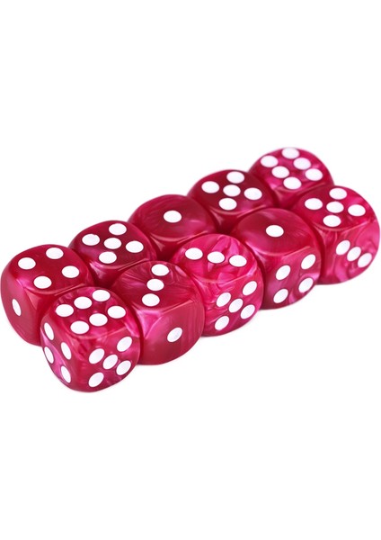 Menekşekırmızı Tarzı Shadowrun Champions Rpg Için 10 D6 Zar Seti Yuvarlak Köşeli Kare Kalıp – Vortex, Çift Renk (Yurt Dışından)