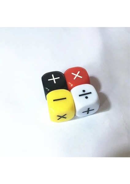 Et Yeni Toplama ve Çıkarma Sembolü Zar Işlemi Bebek Öğretim Asistanı Sahne Çarpma ve Bölme Zarları (Yurt Dışından)