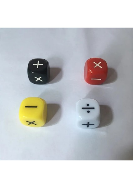 Et Yeni Toplama ve Çıkarma Sembolü Zar Işlemi Bebek Öğretim Asistanı Sahne Çarpma ve Bölme Zarları (Yurt Dışından) modelleri