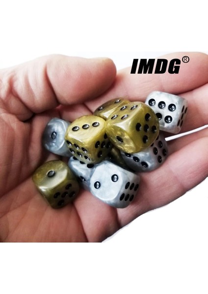Glod Tarzı Ack Akrilik Zar D6 Nokta Küp Yuvarlak Köşe Eğlence Parti Küpleri Mahjong Aksesuarları Zar (Yurt Dışından) modelleri