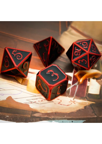CD09 Gökkuşağı Stili Cusdie Dragon Yazı Tipi Metal D&d Zar, Uğurlu Bulut, Dnd Zar, Çokyüzlü Zar Seti, Rol Yapma Oyunu Için Mtg Pathfinder (Yurt Dışından) modelleri