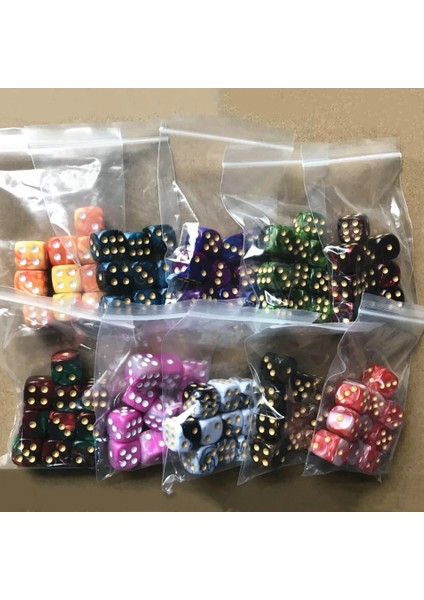 B6 Stili Et Yuvarlak Köşe Inci Mücevher Zar 6 Taraflı Zar Oynama Masa Tahtası Bar Oyunları Parti Komik Araçlar Eğlence Malzemeleri (Yurt Dışından) modelleri