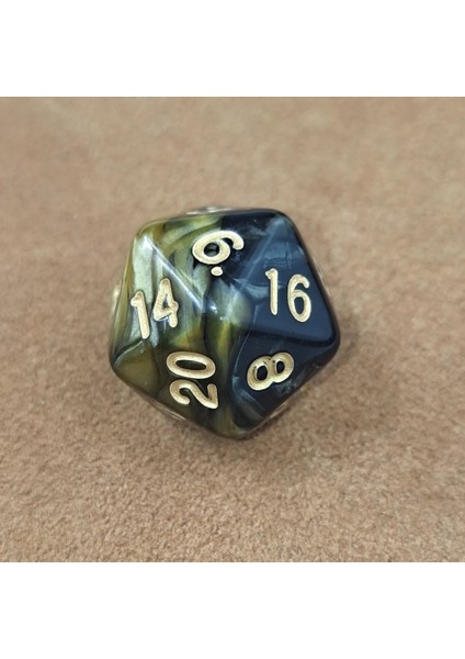 Koyu Gri Tarzı Rollooo Zar Iki Tonlu D20 Rpg Zar Zengin Renkler D20 Zar For Rpg Dungeons & Dragon 20 Faces Games Dices (Yurt Dışından)