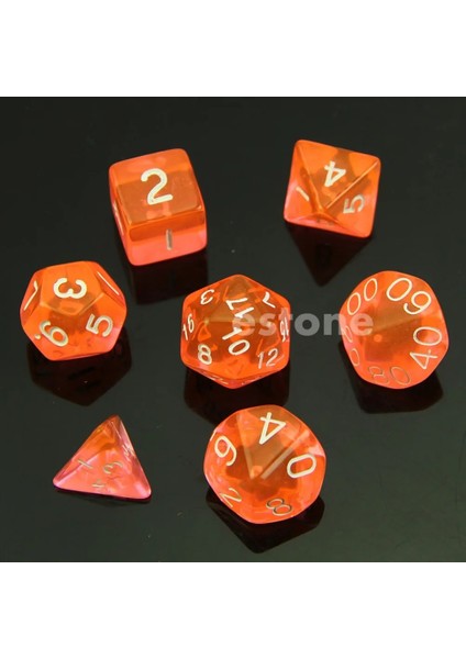 Mor Tarzı Rpg D&d Dnd Poli Zar Tahta Oyunu 7 Taraflı Kalıp D4 D6 D8 D10 D12 D20 (Yurt Dışından) fırsatları