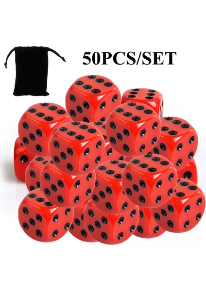 S0008-B3 Stili Redblack Zar Seti Akrilik Dicedes Içme Zar Kumar Komik Bar Pub Masa Oyunları Zar Kadife Çanta Hediyeler ile (Yurt Dışından)